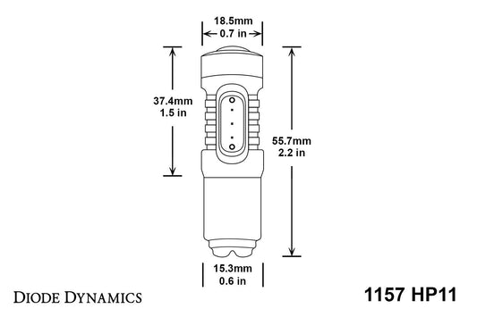 Diode Dynamics 1157 HP11 Turn Signal LED Bulbs