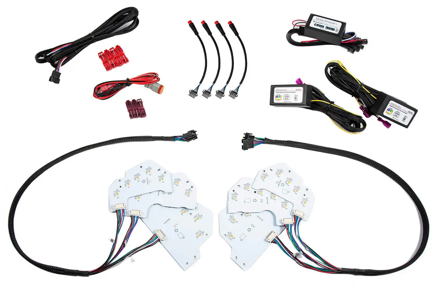 Diode Dynamics Rgbwa Drl Led Boards For 2018 2023 Eu/Au Ford Mustang - DD2254