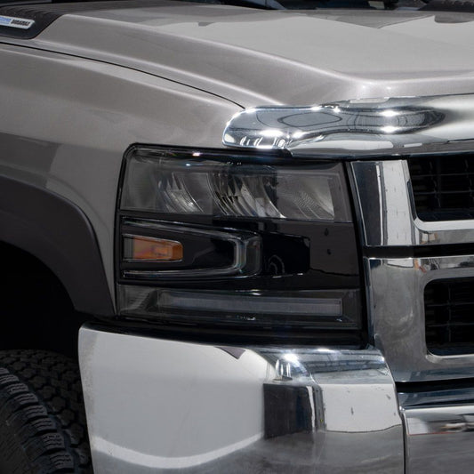 2007–2013 Chevrolet Silverado Full LED Reflector Headlights with Sequential Turn Signals & White DRL (Pair) | Form Lighting