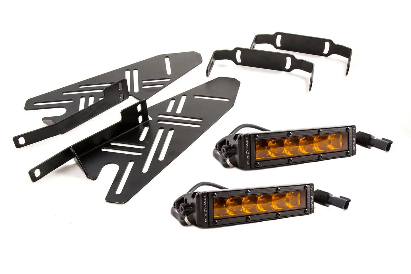 Diode Dynamics Diode Dynamics Ss6 Led Fog Light Kit For 2017 2020 Ford Raptor, Amber Driving - DD6216