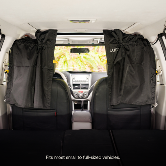Luno Car Privacy Curtain – Sun Shade & Privacy for Vehicle Camping