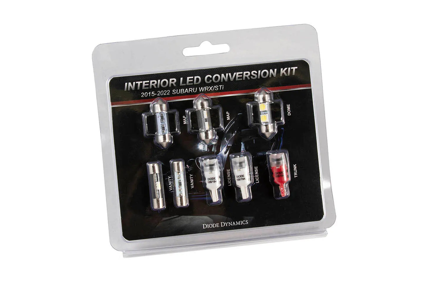 Diode Dynamics Subaru Wrx Interior Kit Stage 1 (Red) - DD0264