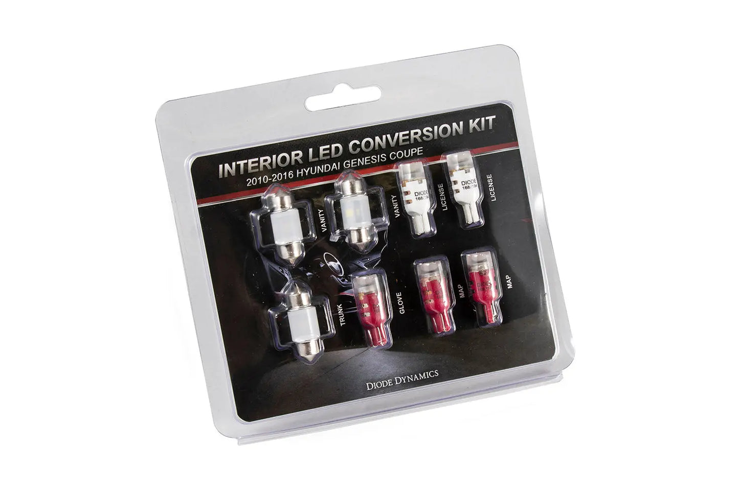 Diode Dynamics Genesis Coupe Interior Kit Stage 2 (Red) - DD0271