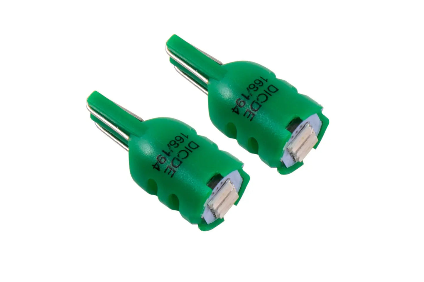 Diode Dynamics 194 Hp3 Led Green Short (Pair) - DD0324P