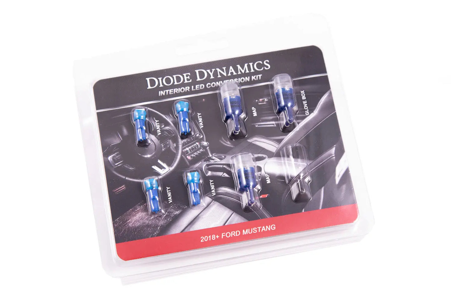 Diode Dynamics 2018 Mustang Interior Kit Stage 1 (Blue) - DD0355
