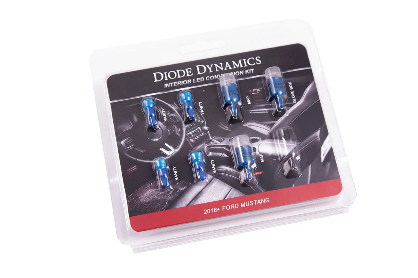 Diode Dynamics 2018 Mustang Interior Kit Stage 2 (Blue) - DD0356