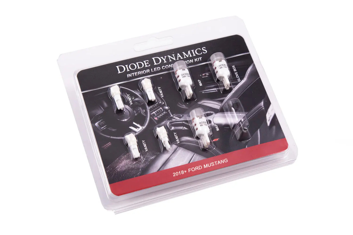 Diode Dynamics 2018 Mustang Interior Kit Stage 1 (Cool White) - DD0359