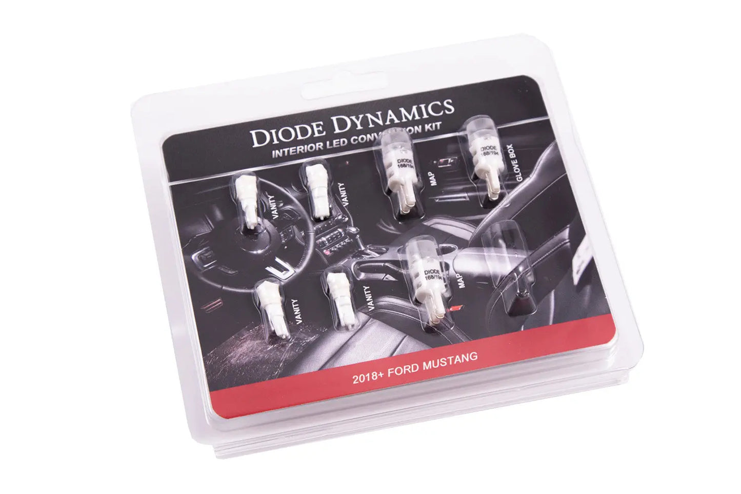 Diode Dynamics 2018 Mustang Interior Kit Stage 2 (Cool White) - DD0360