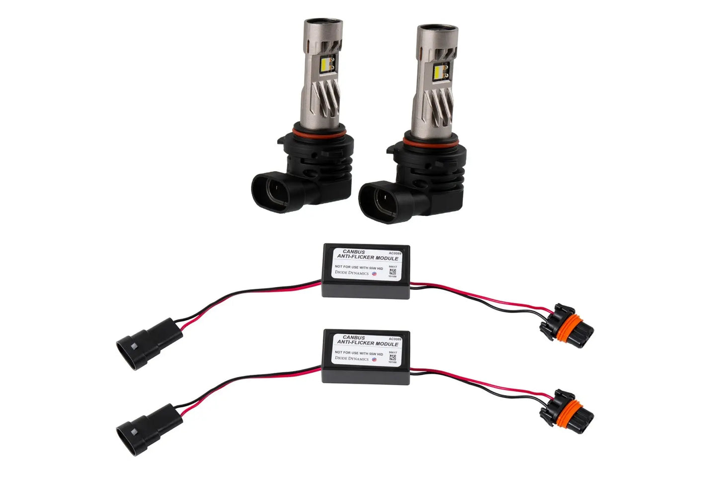 Diode Dynamics 9006/9012 White Sl2 Pro Led Bulbs (Pair) With Anti Flicker Modules - DD0642P