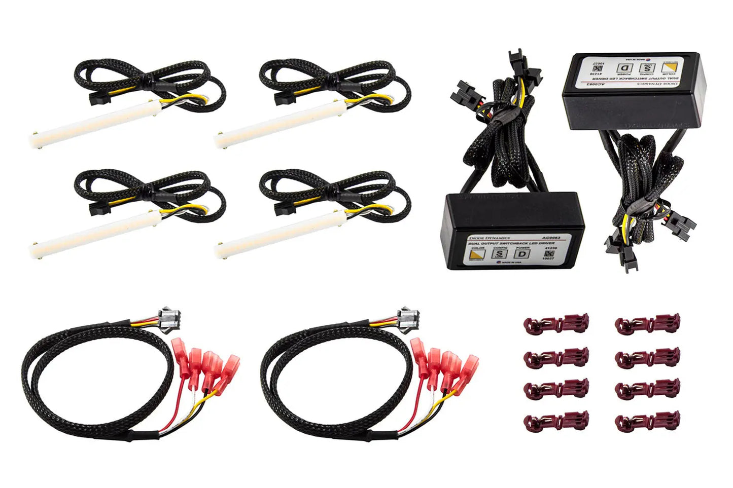 Diode Dynamics Strip Hd Sf Switchback Quad 3in Kit - DD2148