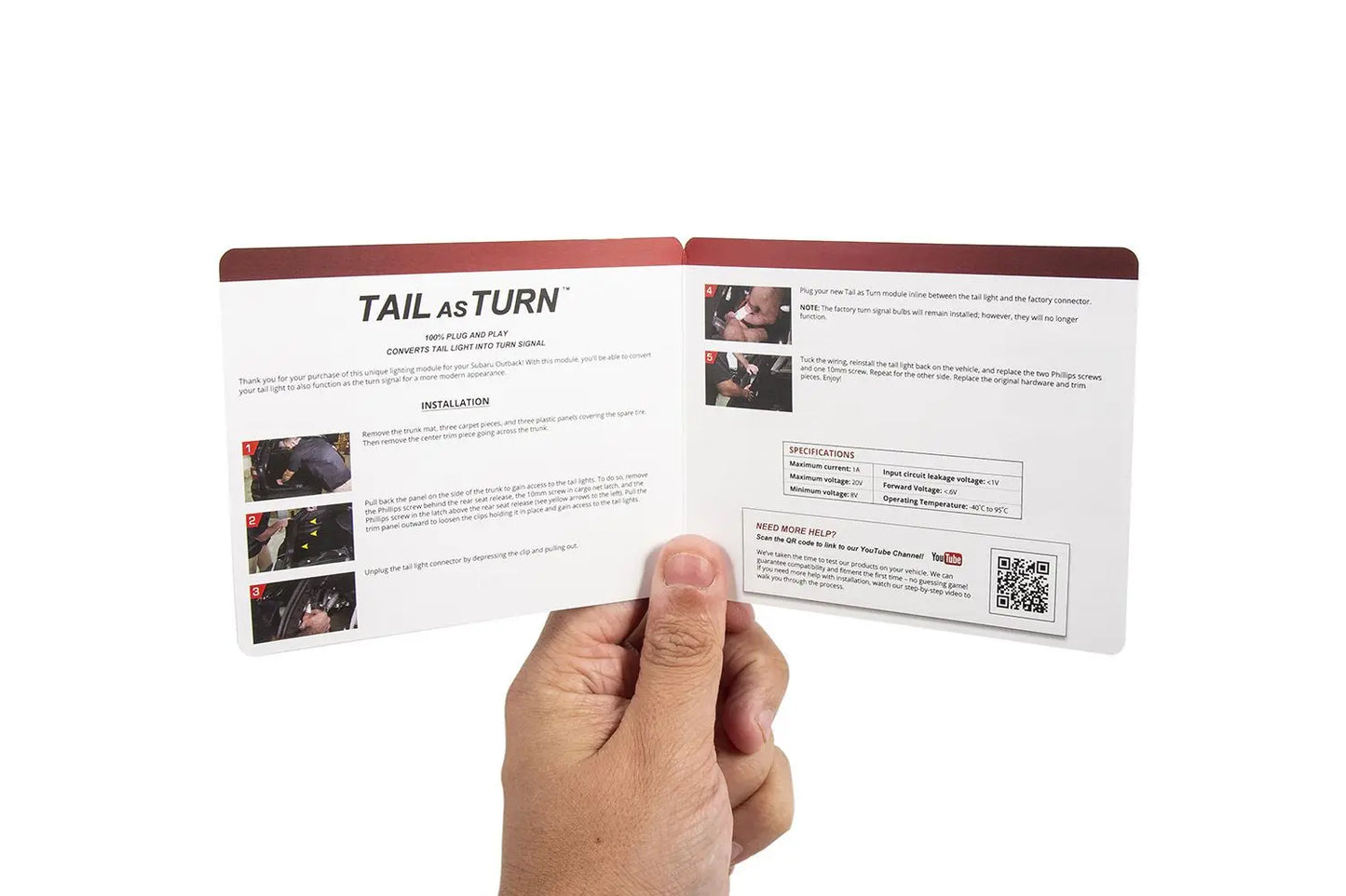 Diode Dynamics 2015-2019 Subaru Outback Tail as Turn® Module Tail Light Rear Turn Signals Diode Dynamics