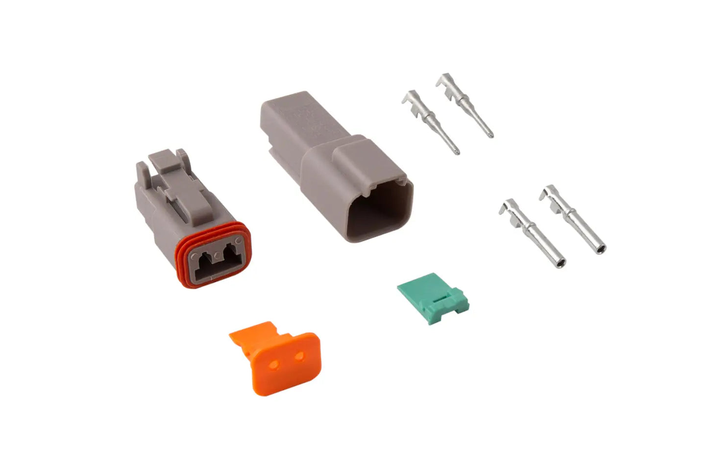 Diode Dynamics Deutsch Connector Kit 2 Pin (16 22 Gauge) - DD4038