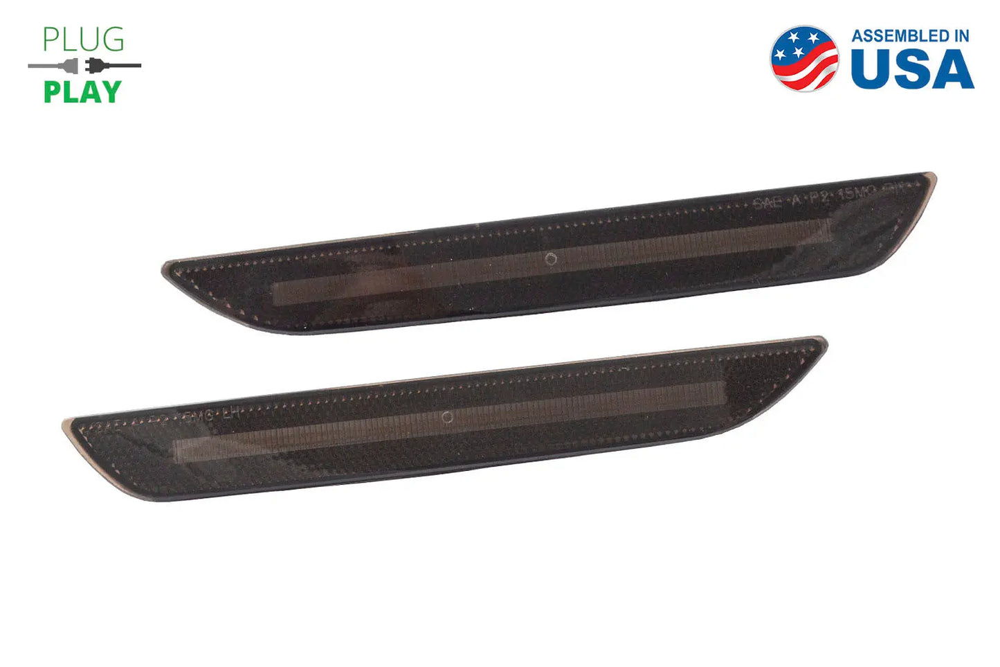 Diode Dynamics Led Sidemarkers For 2015 2023 Ford Mustang Smoked (Set) - DD5004