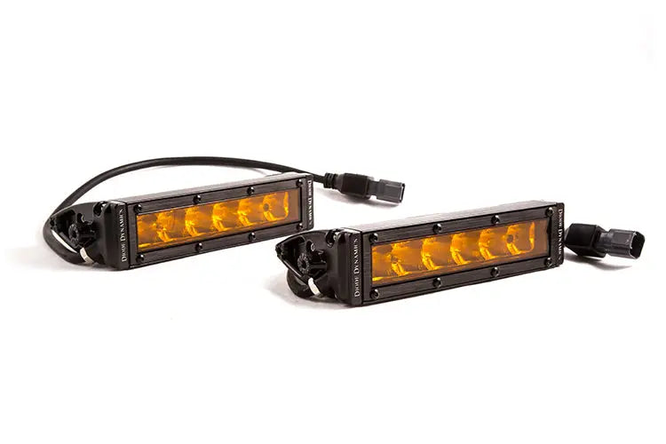Diode Dynamics Diode Dynamics Ss6 Amber Driving Light Bar (Pair) - DD5036P