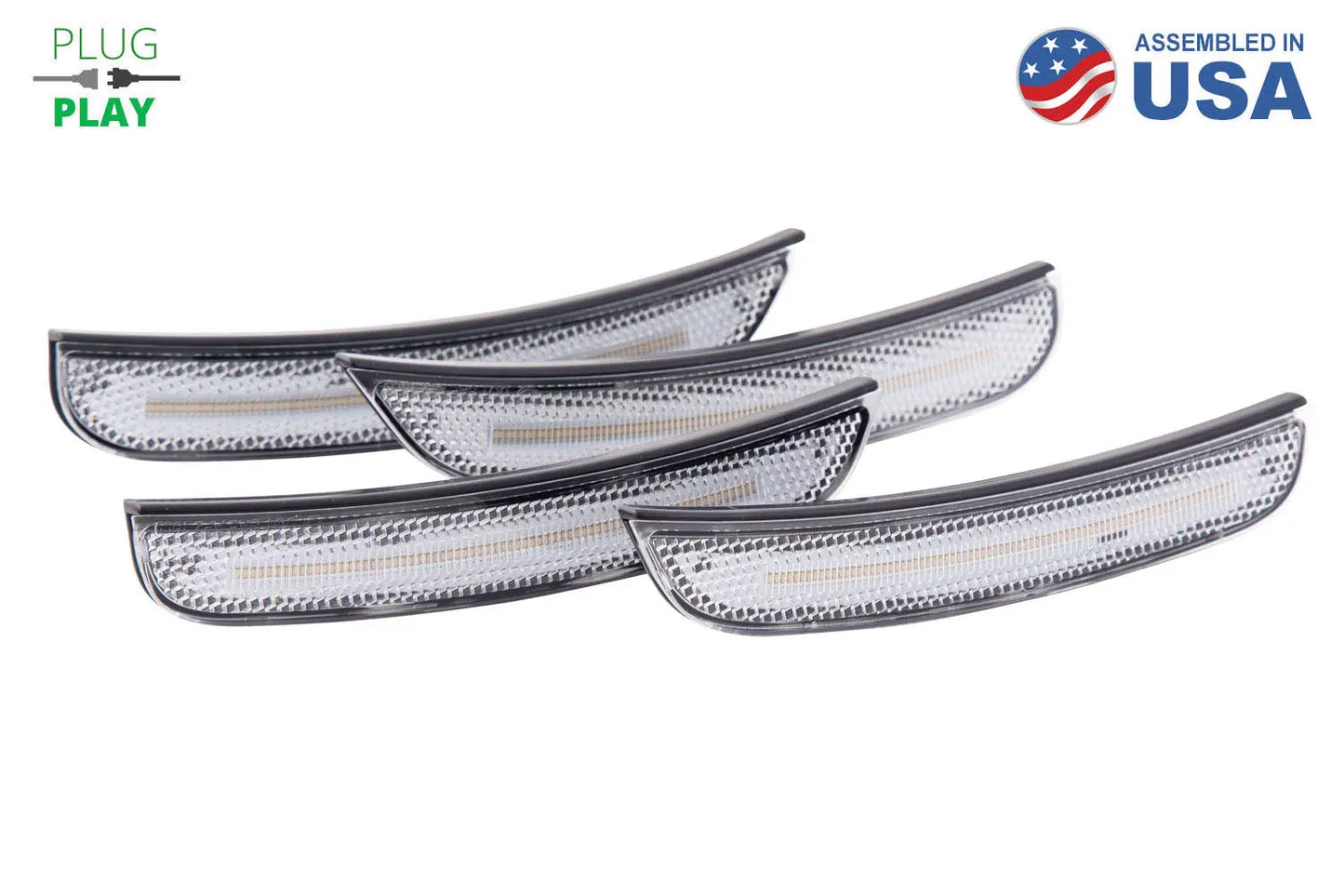 Diode Dynamics Led Sidemarkers For 2015 2023 Dodge Charger Clear (Set) - DD5110