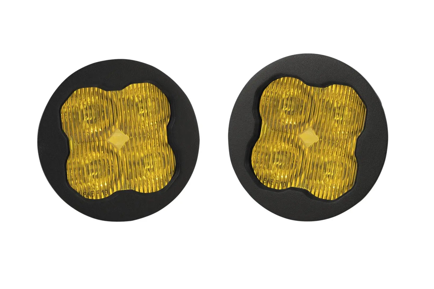 Diode Dynamics Ss3 Sport Abl Yellow Sae Fog Round No Brackets (Pair) - DD6945PNB