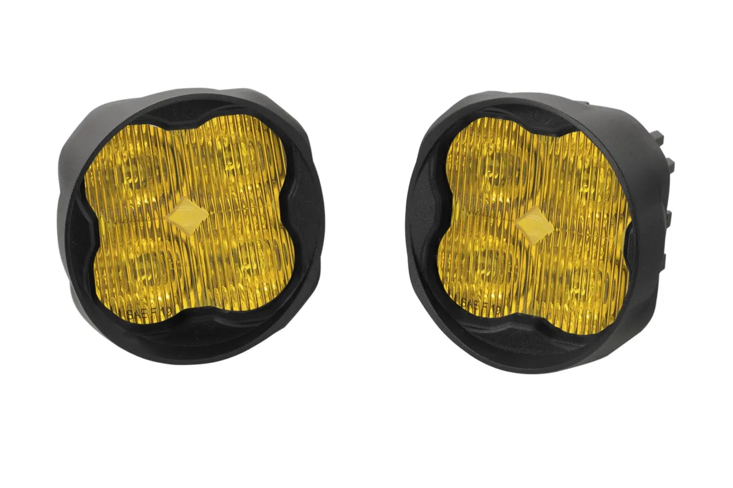 Diode Dynamics Ss3 Pro Abl Yellow Sae Fog Angled No Brackets (Pair) - DD6969PNB