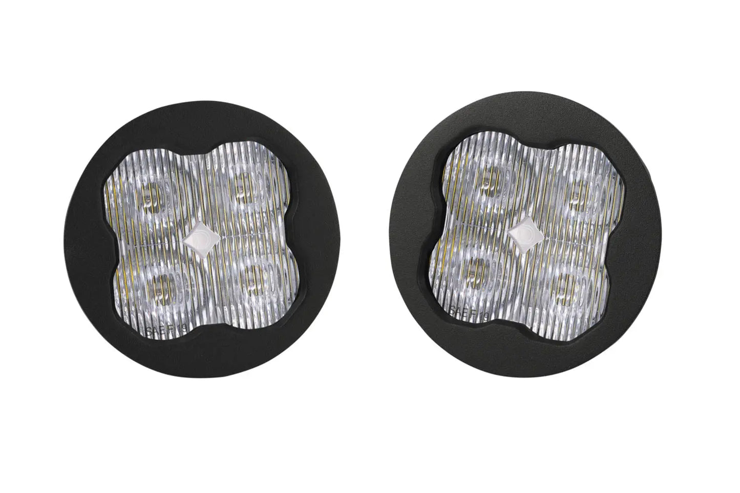 Diode Dynamics Ss3 Max Abl White Sae Fog Round No Brackets (Pair) - DD6950PNB