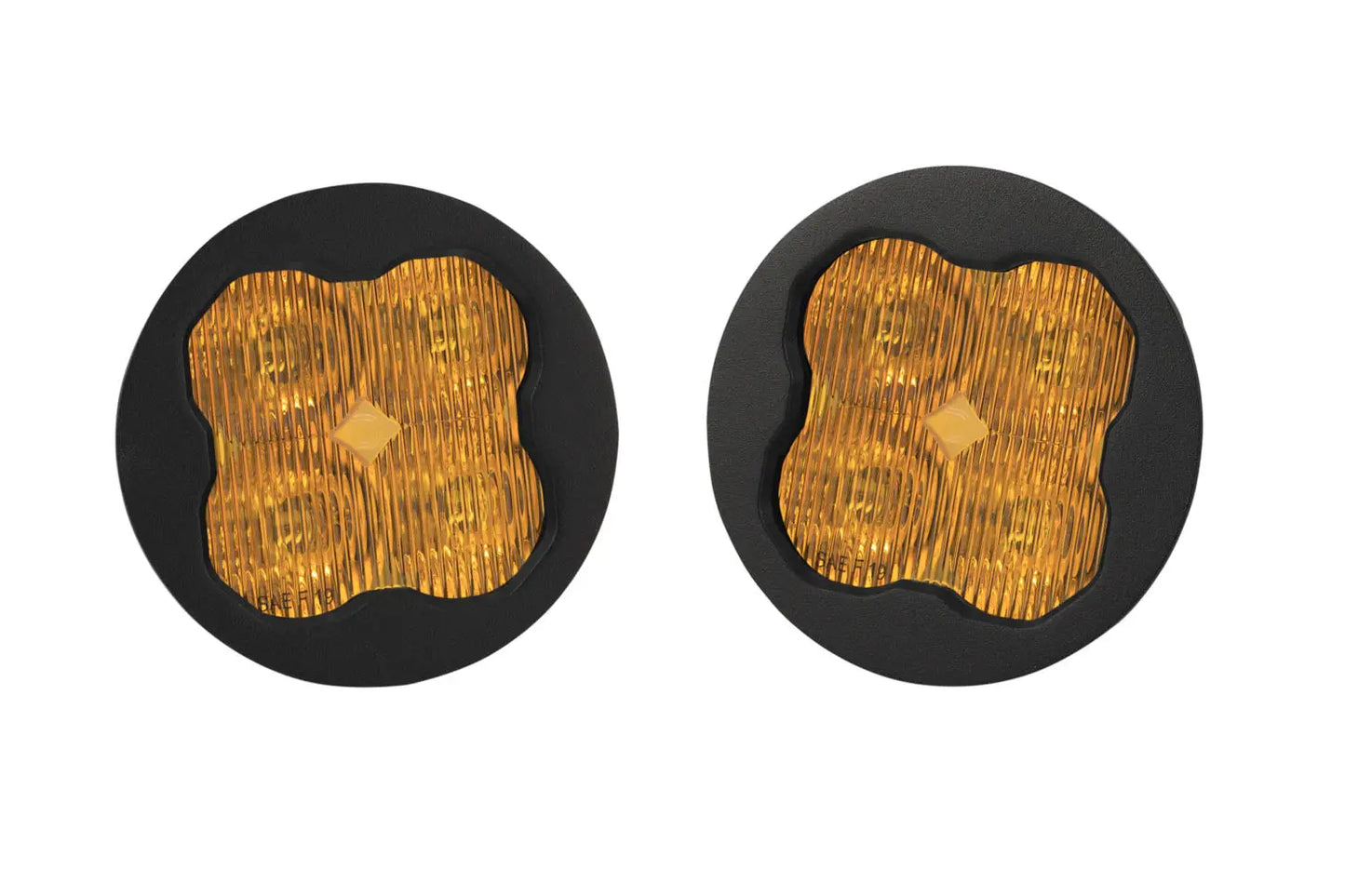 Diode Dynamics Ss3 Max Abl Yellow Sae Fog Round No Brackets (Pair) - DD6951PNB