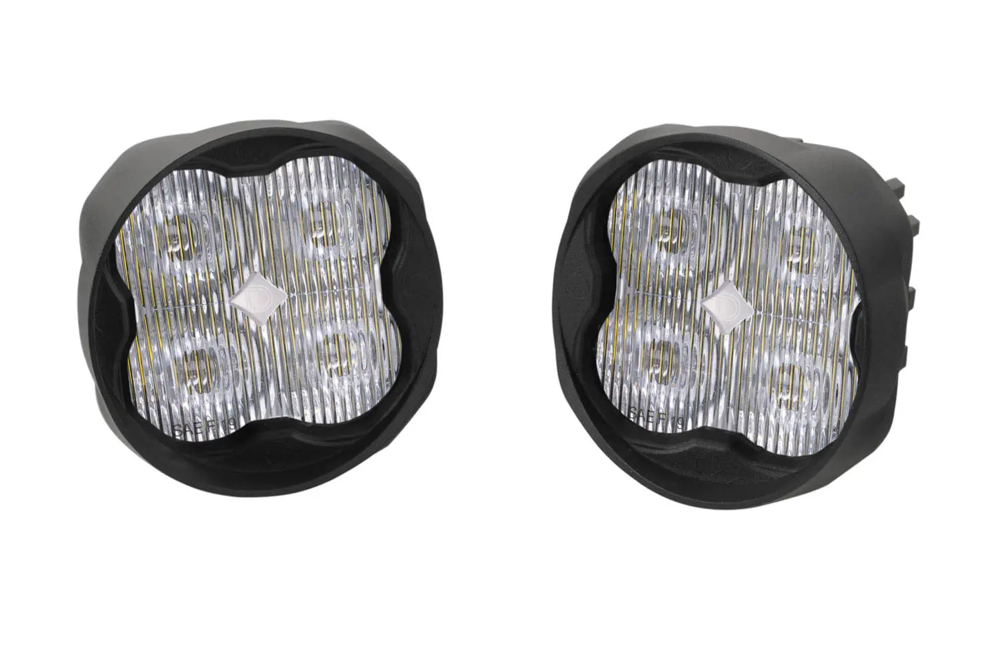 Diode Dynamics Ss3 Max Abl White Sae Fog Angled No Brackets (Pair) - DD6975PNB