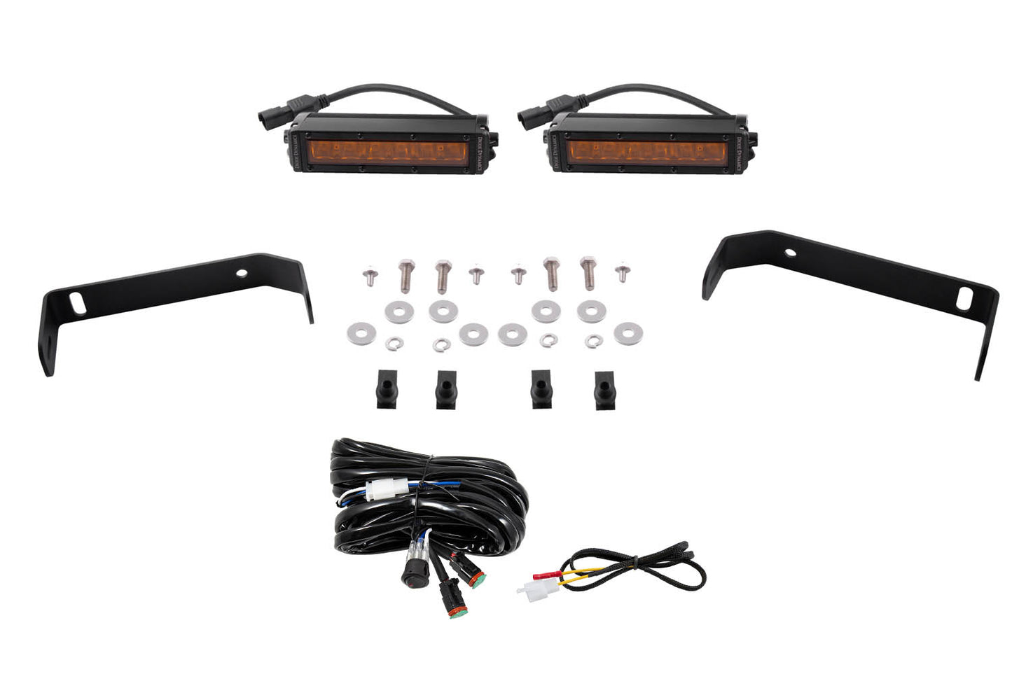 Diode Dynamics Diode Dynamics Ss6 Led Lightbar Kit For 2019 2021 Ford Ranger, Amber Driving - DD6594