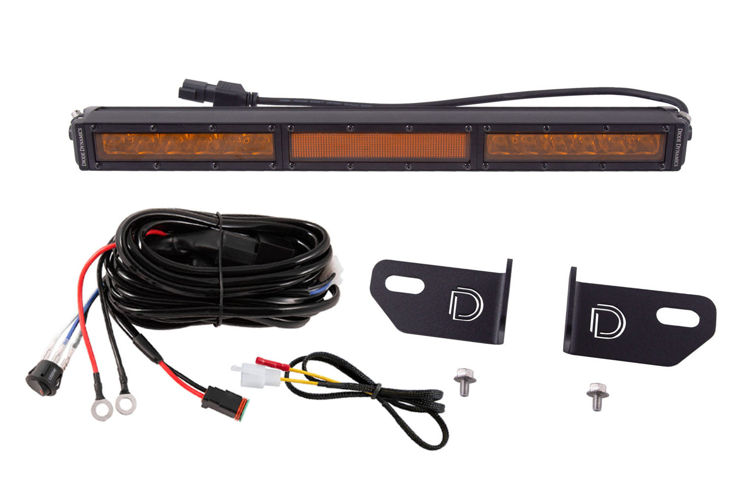 Diode Dynamics Ss18 Led Lightbar Kit For 2019 2021 Ford Ranger Amber Combo - DD6598