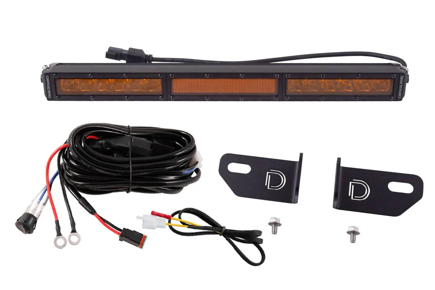 Diode Dynamics Ss18 Led Lightbar Kit For 2019 2021 Ford Ranger Amber Combo - DD6598