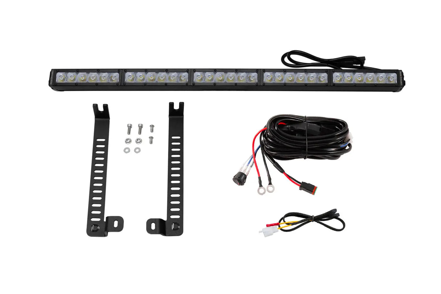 Diode Dynamics Ss30 Single Stealth Lightbar Kit For 2014 2019 Toyota 4 Runner White Driving - DD6762
