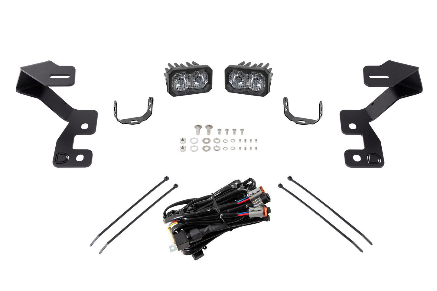 Diode Dynamics C2 2.0 Led Ditch Light Kit For 2021+ Ford Bronco Sport Sport White Combo/Driving - DD7142