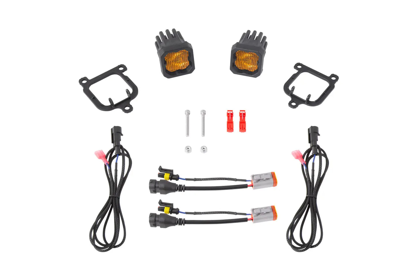 Diode Dynamics Ssc1 Type Fbs Led Fog Light Kit Yellow Sae Fog - DD7175