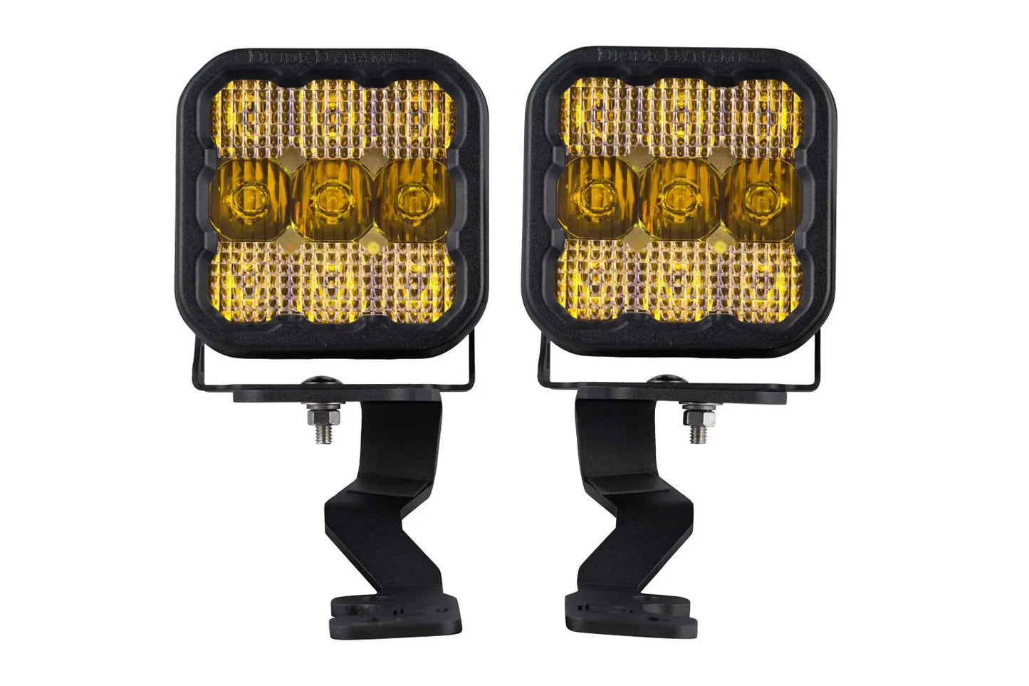 Diode Dynamics Stage Series Ditch Light Kit For 2022+ Toyota Tundra Ss5 Pro Yellow Combo - DD7400