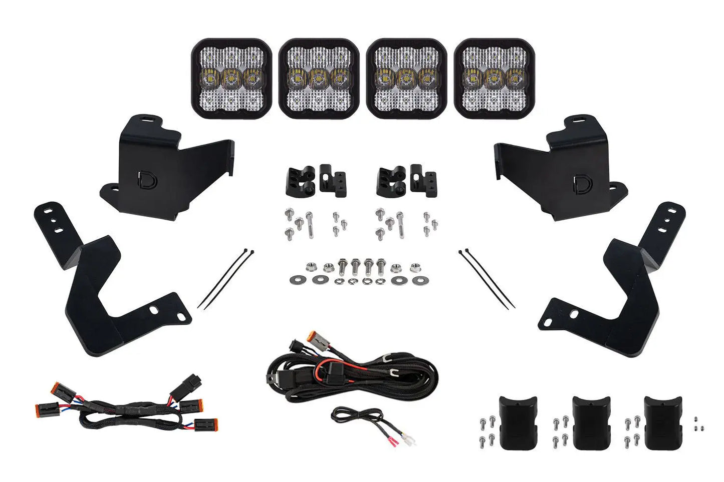 Diode Dynamics Ss5 Grille Cross Link Lightbar Kit For 2022+ Toyota Tundra Sport White Combo - DD7407
