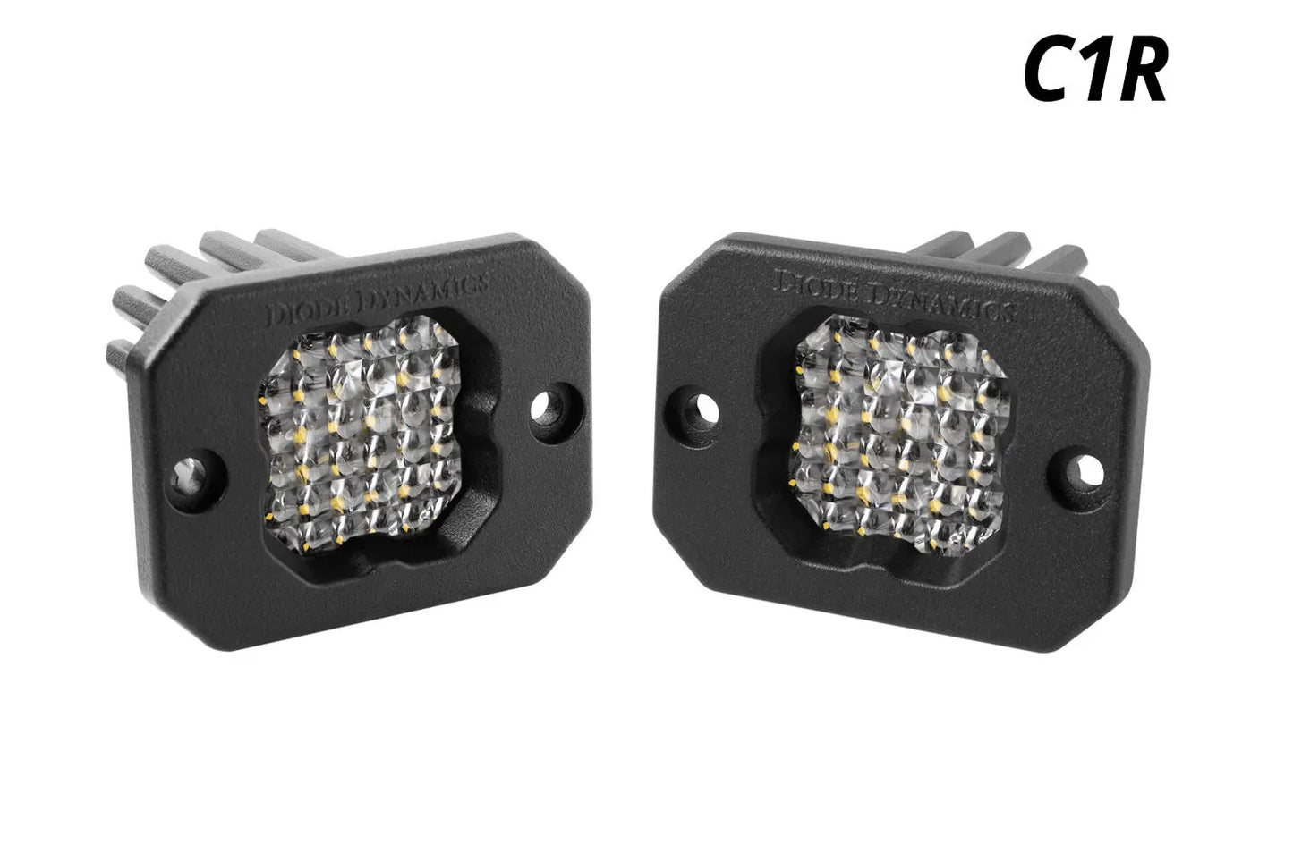 Diode Dynamics Stage Series C1 R White Flood Flush Mount Led Pod (Pair) - DD7427P