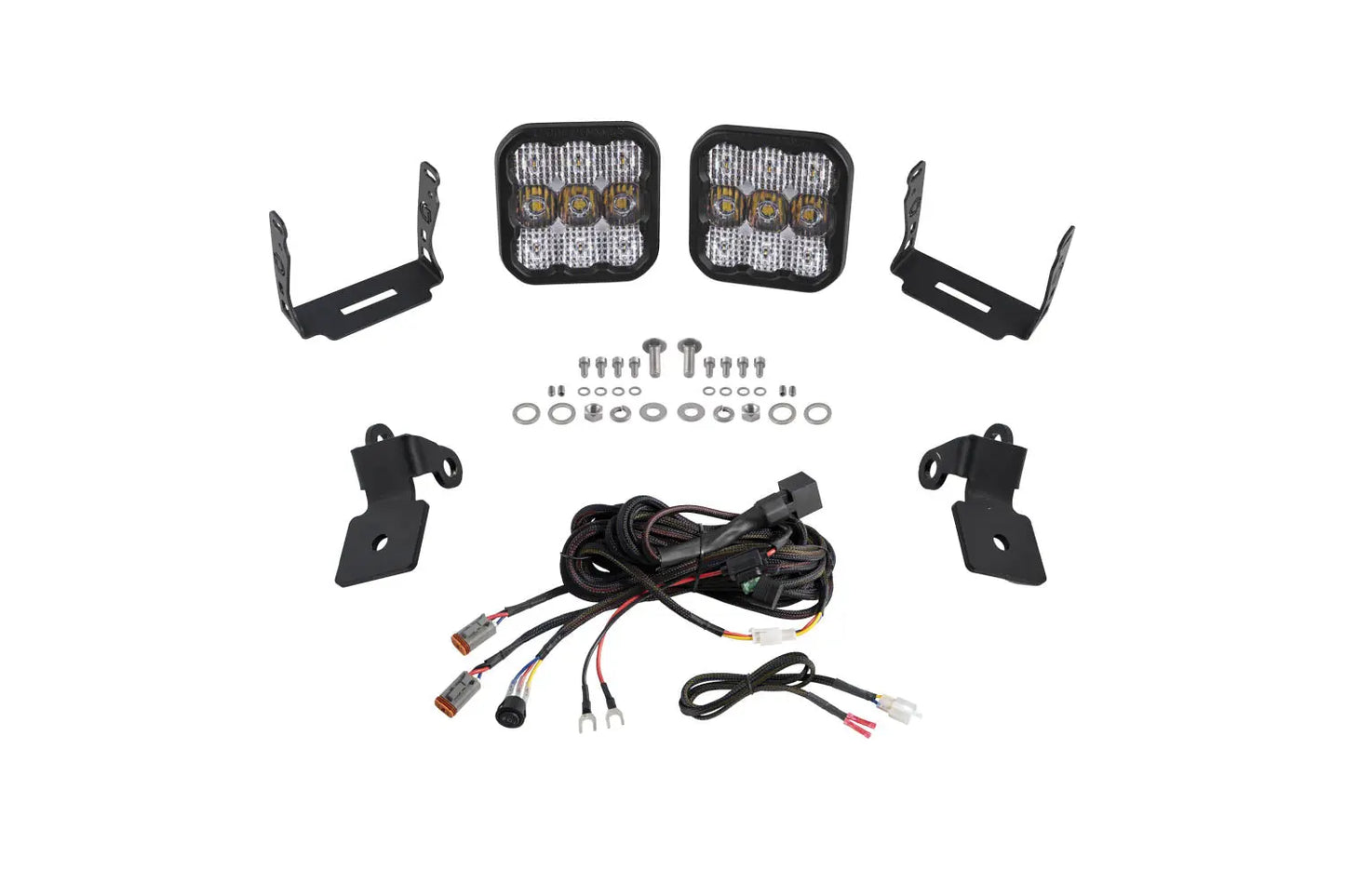 Diode Dynamics Polaris Rzr A Pillar Led Pod Kit Ss5 Pro White Combo - DD7641