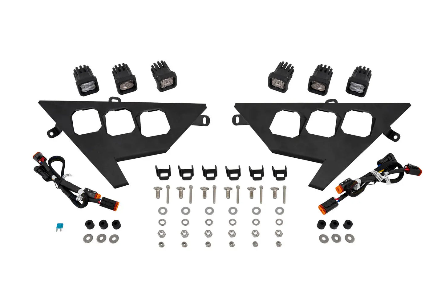 Diode Dynamics Polaris Rzr C1 Headlamp Kit Pro White Abl (Pair) - DD7644
