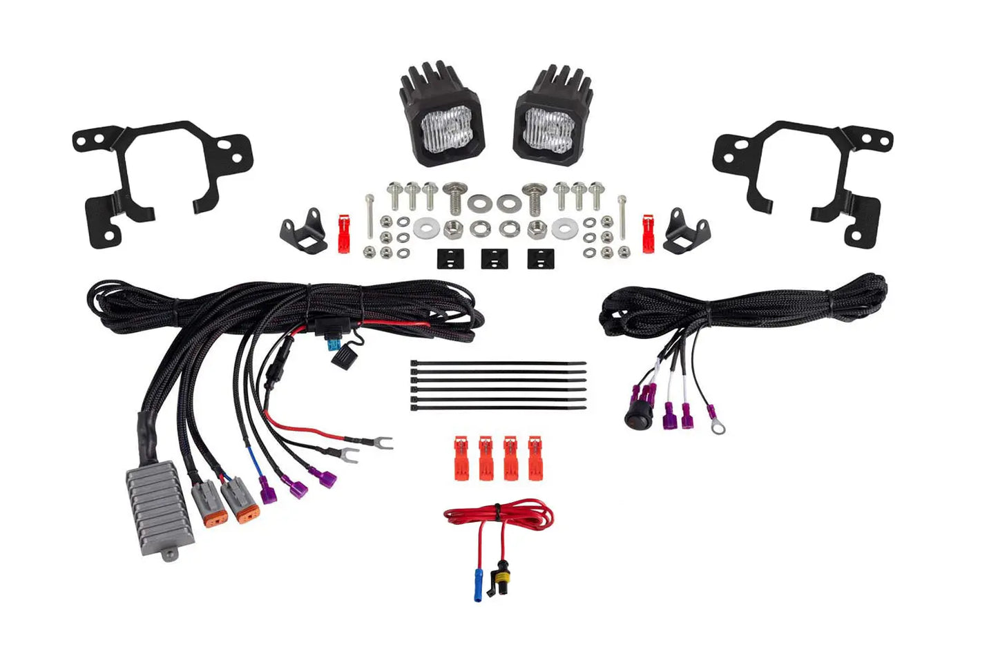 Diode Dynamics Ssc1 Add On Led Fog Light Kit Sae Fog For 2023 2026 Chevrolet Colorado White - DD7804