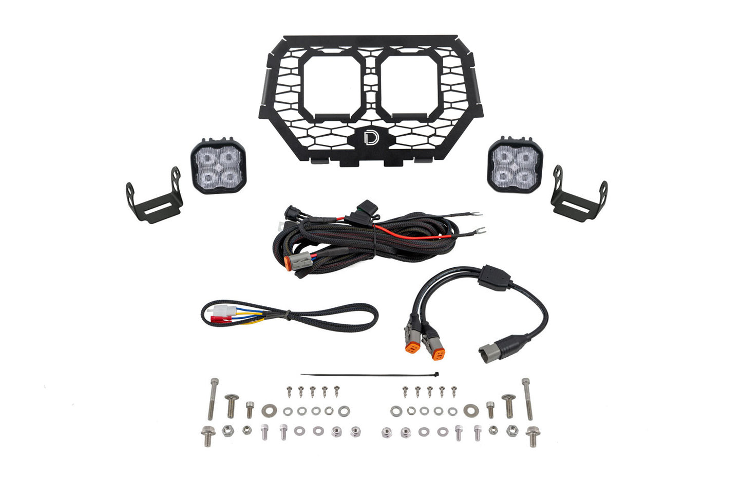 Diode Dynamics Stage Series Led Grille Kit For 2014 2018 Polaris Rzr Xp Sport White Fog - DD7857