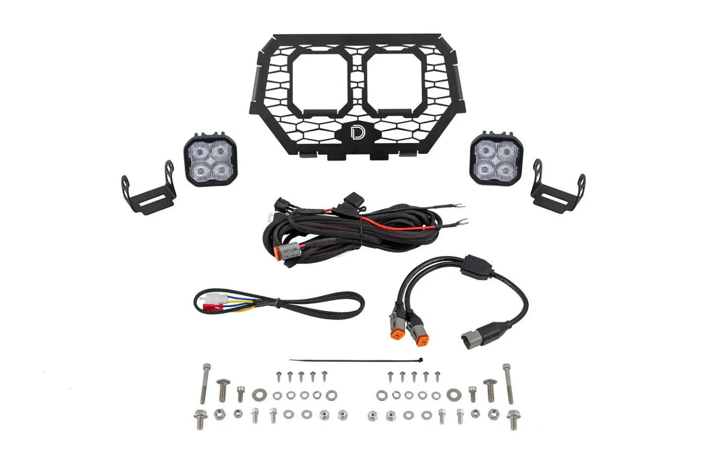 Diode Dynamics Stage Series Led Grille Kit For 2014 2018 Polaris Rzr Xp Sport White Fog - DD7857