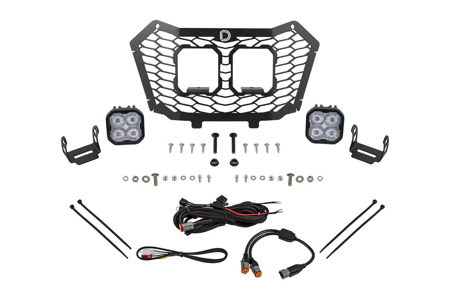 Diode Dynamics Stage Series Led Grille Kit For 2022 2024 Honda Talon Sport White Fog - DD7901