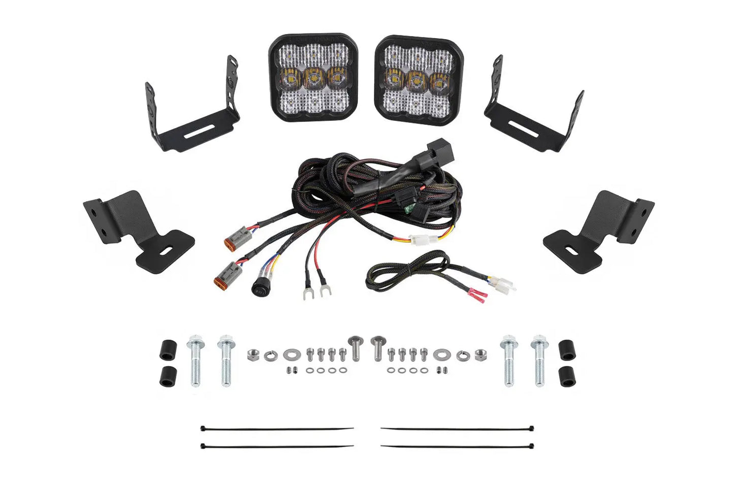 Diode Dynamics Stage Series Ditch Light Kit For 2019 2024 Honda Talon Ss5 Sport White Combo - DD7912