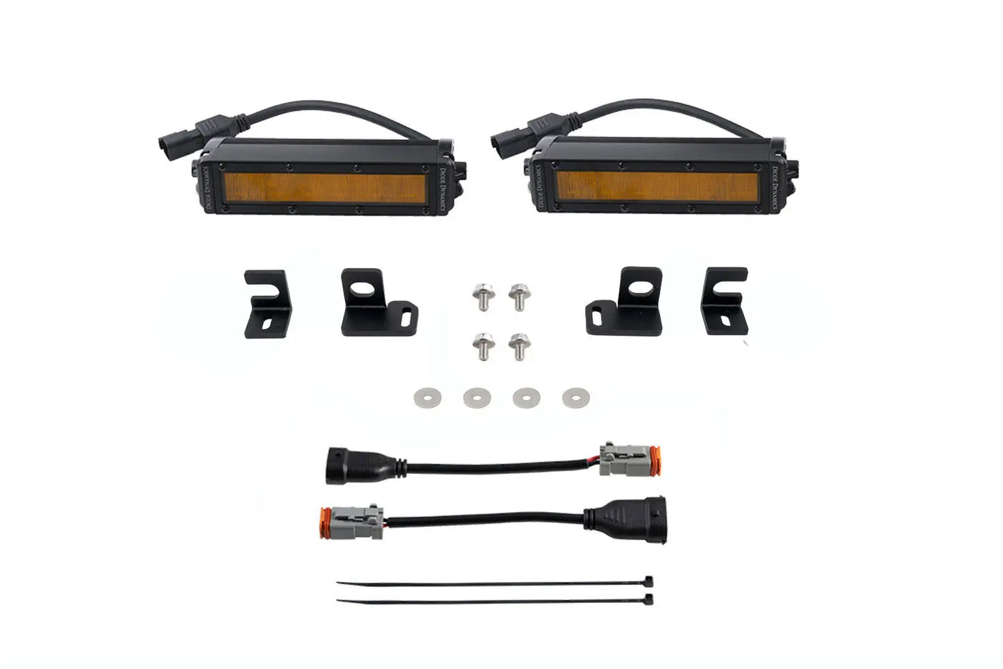 Diode Dynamics Ss6 Led Fog Light Kit For 2024+ Toyota Tacoma Amber Wide - DD7932