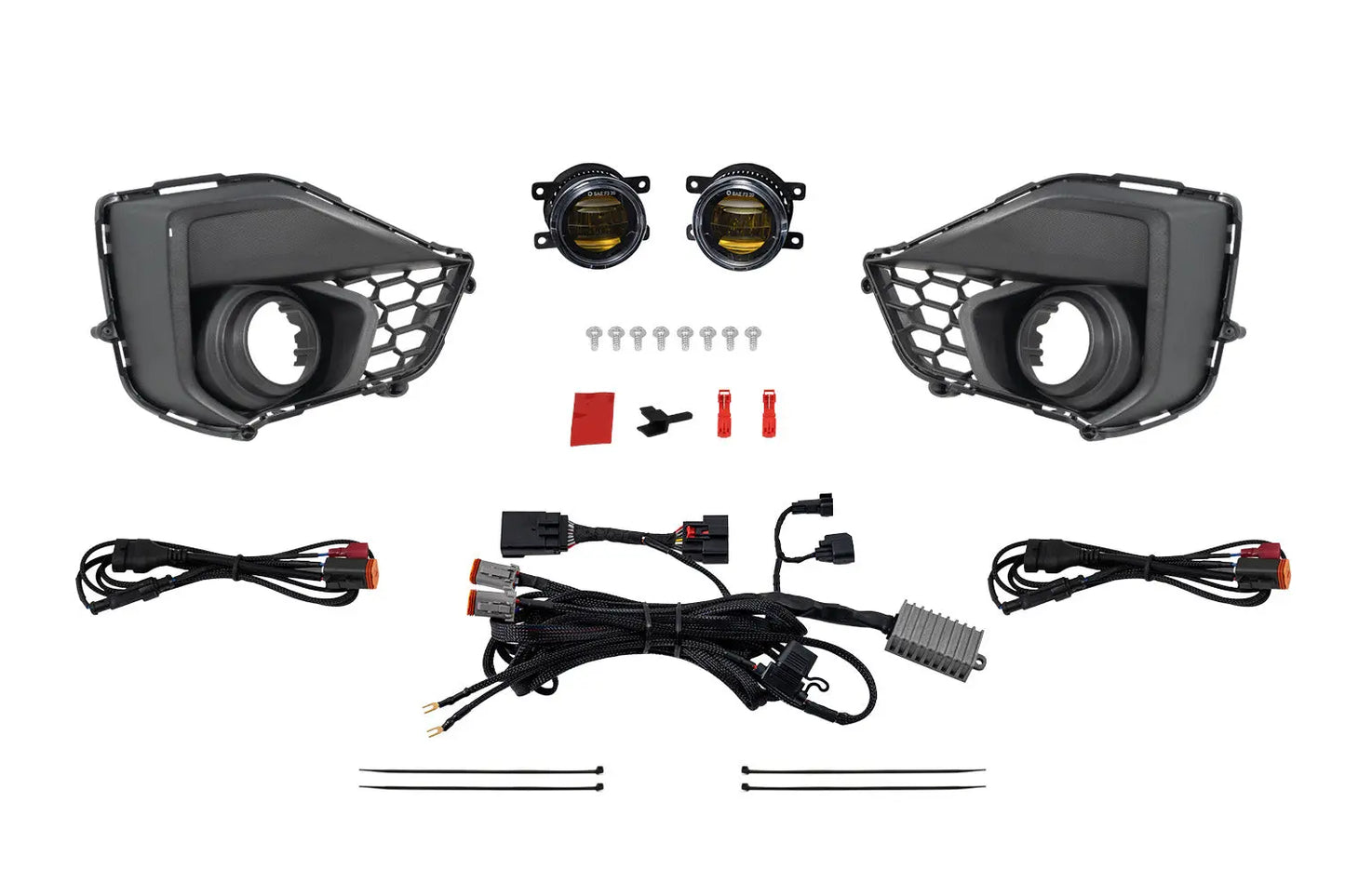 Diode Dynamics Elite Series Add On Fog Lamp Kit For 2024+ Ford Mustang Gt Yellow - DD7969