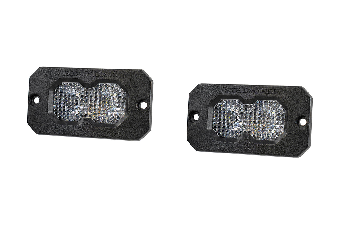 Diode Dynamics C2 2.0 Max White Flood Flush Rbl (Pair) - DD8128P