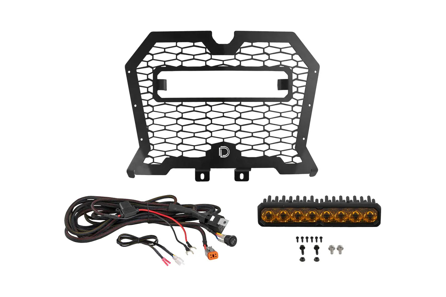 Diode Dynamics Polaris Rzr Xp 2019 Ss10 Grille Kit Max Yellow Driving - DD8342