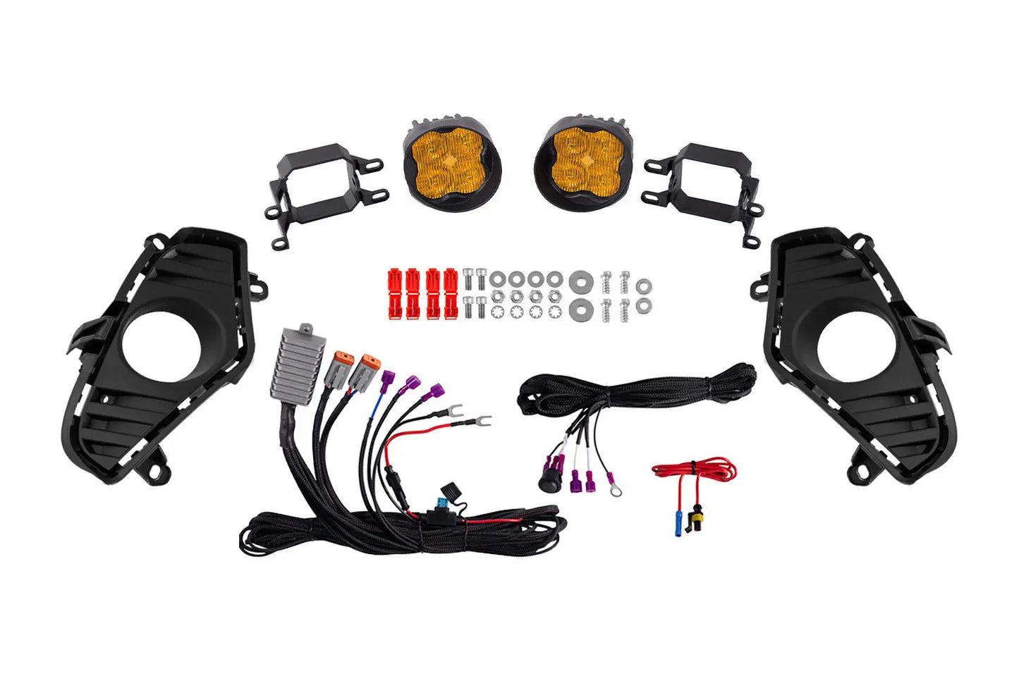 Diode Dynamics Ss3 Add On Fog Lamp Kit For 2019 2025 Toyota Rav4 Yellow Max - DD8824
