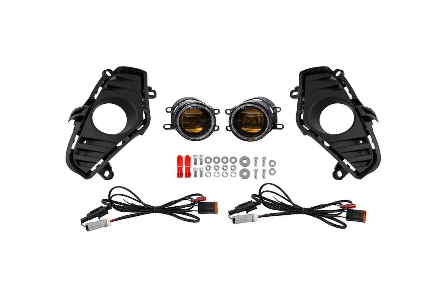 Diode Dynamics Elite Series Fog Lamp Kit For 2022 2025 Toyota Rav4 Yellow - DD8826