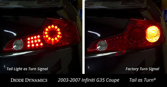 Diode Dynamics Tail As Turn® Kit For 2003-2013 Infiniti G35/G37/Q60 Coupe Tail Light Rear Turn Signal