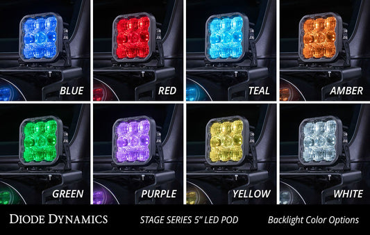 Diode Dynamics SS5 Add-On 5” LED Pod for CrossLink Light Bars