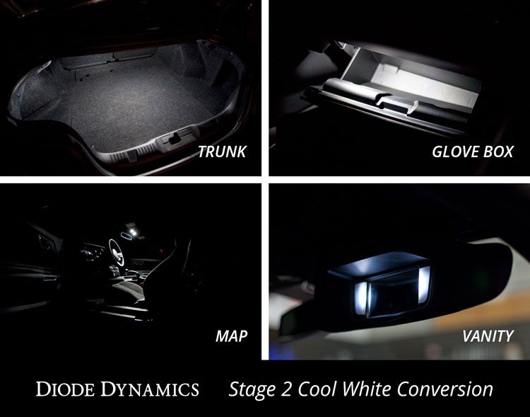 Diode Dynamics Interior LED Conversion Kit for 2015-2017 Ford Mustang