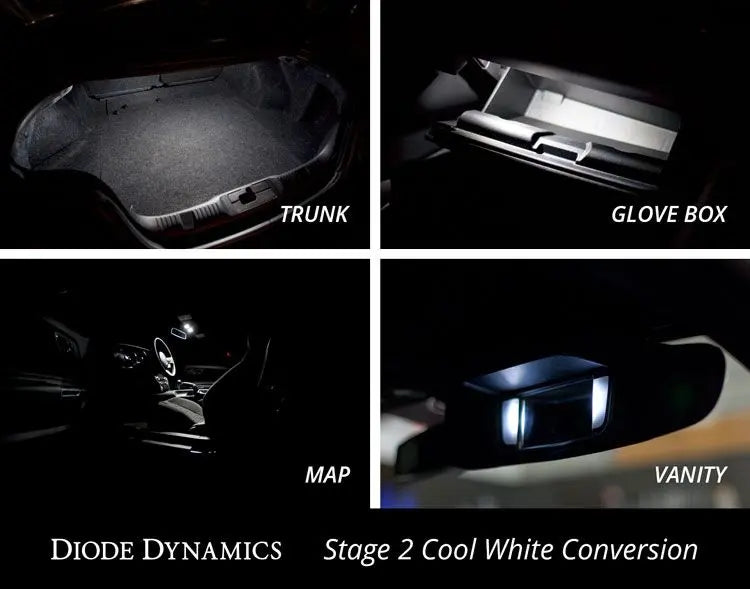 Diode Dynamics Interior LED Conversion Kit for 2015-2017 Ford Mustang Diode Dynamics